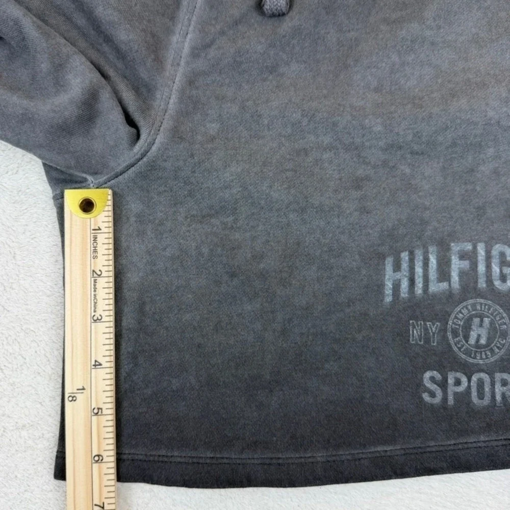 Tommy‎ Hilfiger Sport Women's M Charcoal Gray Garment Dyed Lounge Sweat Shorts